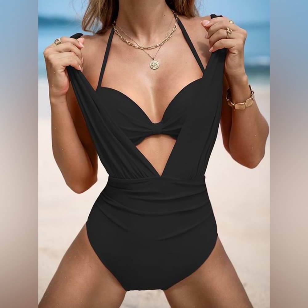 Cupshe underwire bikini top and one piece size M brand NWT